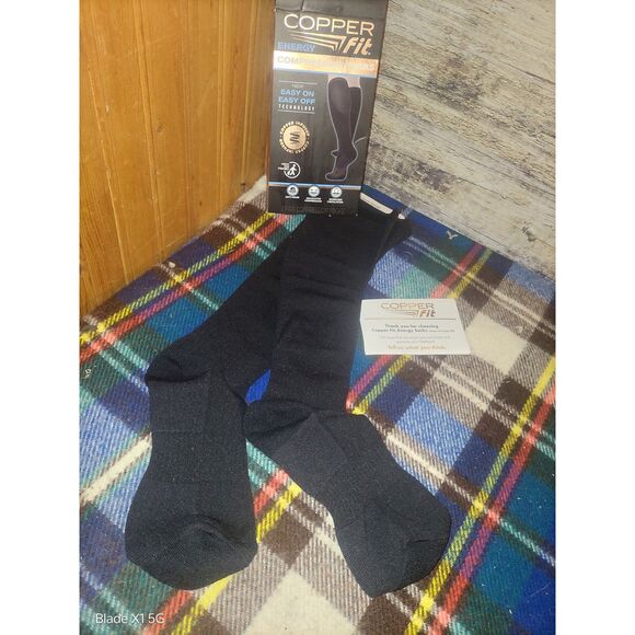 Easy On/Off Energy Compression Socks Large-Exlarge Black - Picture 7 of 7